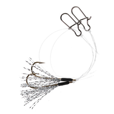 Fishing Addiction Gear Clip-On Flies Silver Shiner