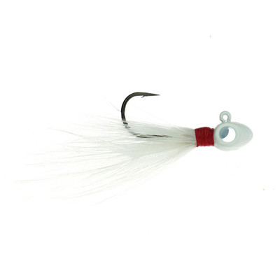 Leland's Lures Eye Hole Tungsten Popeye Jig White