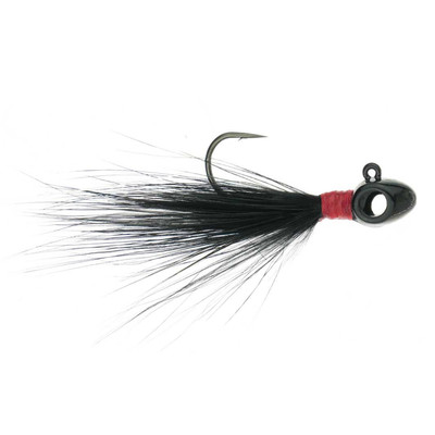 Leland's Lures Eye Hole Tungsten Popeye Jig Black