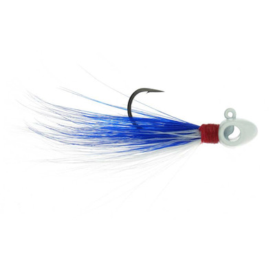 Leland's Lures Eye Hole Tungsten Popeye Jig Blue White
