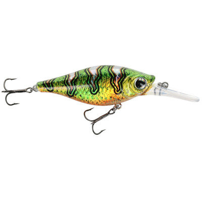 Walleye Nation Creations Shaky Shad Crankbait Custom Color - Holo Firetiger