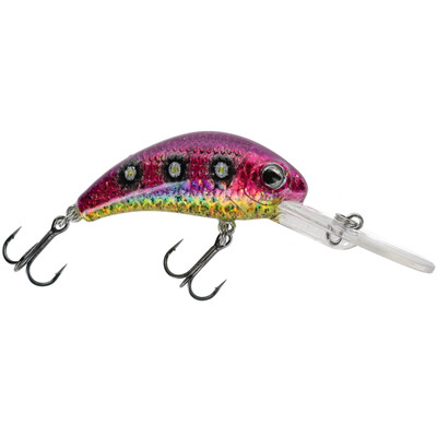 Walleye Nation Creations Boogie Shad Crankbait Custom Color - Holo Splat