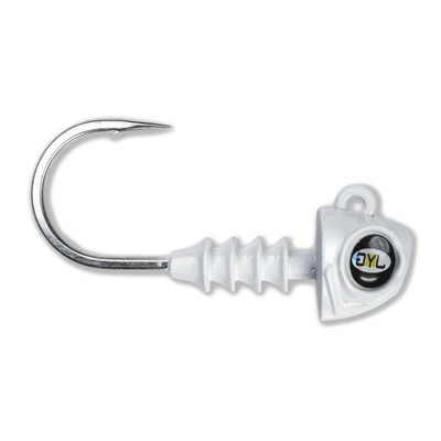 JYG Pro Swym Jig Head - Size 2/0 Pearl