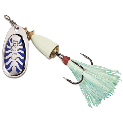 Blue Fox Classic Vibrax Glow Spinner Glow Blue