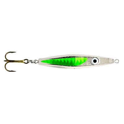 Mission Lures EJ Salmon & Lake Trout Jigging Spoon Emerald Shiner