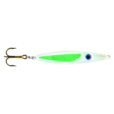 Mission Lures EJ Salmon & Lake Trout Jigging Spoon Glow Laker Effect