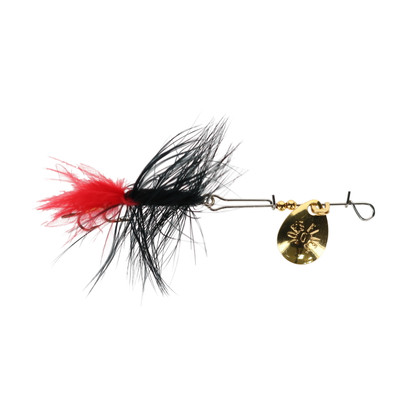 Joe's Flies Short Striker Classic Spinner Black Woolly Worm