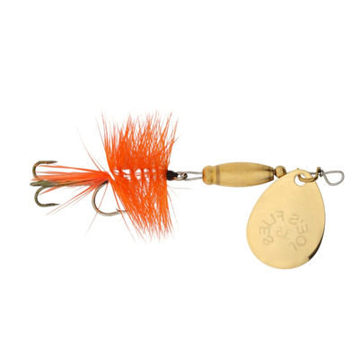 Joe's Flies Super Striker Elite Fly Spinner Lure Orange Grub