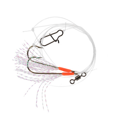 Fishing Addiction Gear Jumbo Fly Rig Holo Shiner