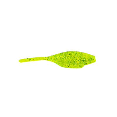 Panfish Assassin Tiny Shad Chartreuse/Silver Glitter