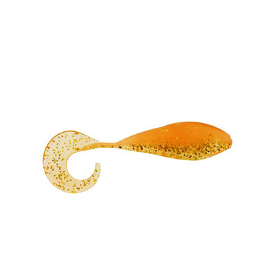 Panfish Assassin Curly Shad Orange Gold Shiner