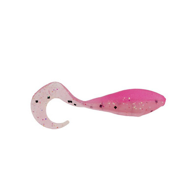 Panfish Assassin Curly Shad Pink Ghost
