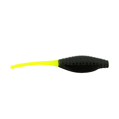 Panfish Assassin Pro Tiny Shad Black/Chartreuse Tail