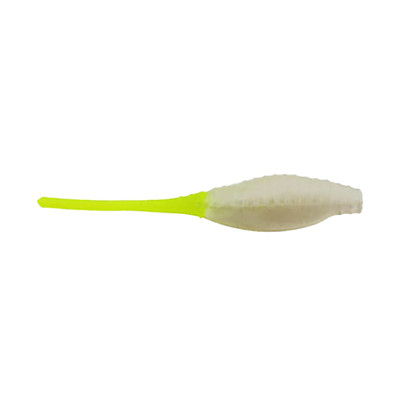 Panfish Assassin Pro Tiny Shad Pearl/Chartreuse Tail