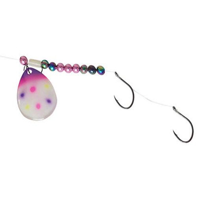 Dutch Fork Fluorocarbon Colorado Ghost Blade Harness | Pink Panties; 6 | FishUSA