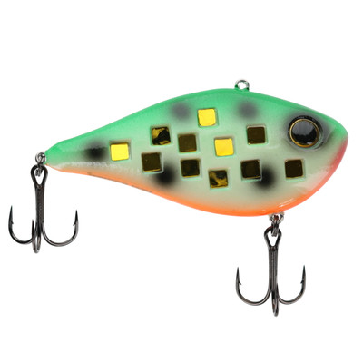 Reef Runner Flash Shad Lipless Crankbait Glow Spotted Perch