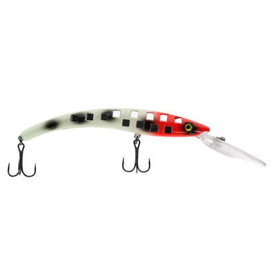 Reef Runner 800 Flash Series Deep Diver Crankbait Glow Bloody Nose