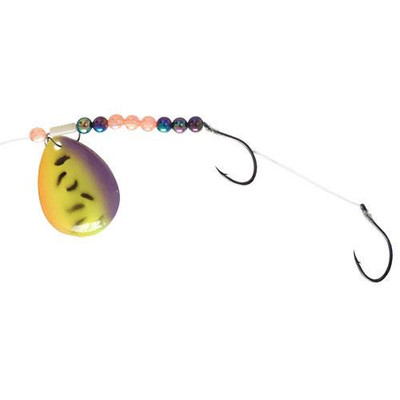 Dutch Fork Fluorocarbon Colorado Ghost Blade Harness Purple Tiger