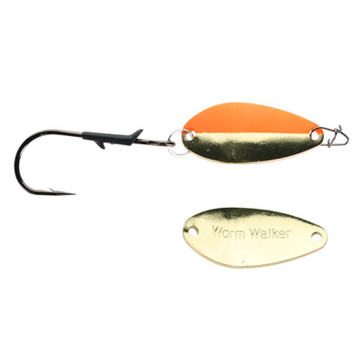 Kalin's Worm Walker Spoon Gold Fluorescent Orange