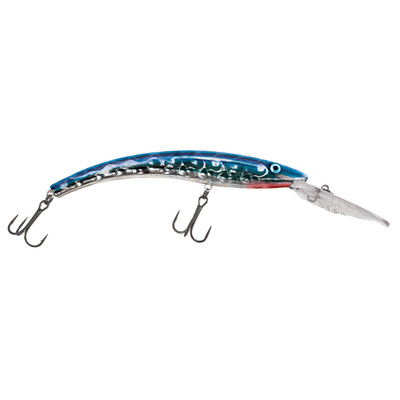 Reef Runner 800 Hammered Series Deep Diver Crankbait Chrome Blue
