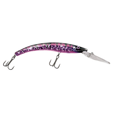 Reef Runner 800 Hammered Series Deep Diver Crankbait Purple Tiger