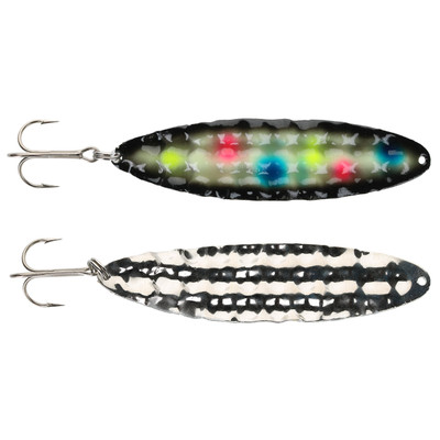 Moonshine Lures Hammered Moonchip Spoon Burnt Bread