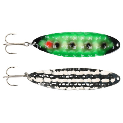 Moonshine Lures Hammered Moonchip Spoon Hulk