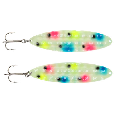 Moonshine Lures Hammered Moonchip Spoon Wonder Toad Double