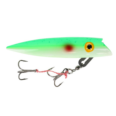 Ice Strong Killer Fish Trolling Plugs Green Glow Splatter UV