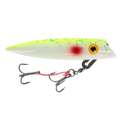 Ice Strong Killer Fish Trolling Plugs Chartreuse Glow Splatter UV