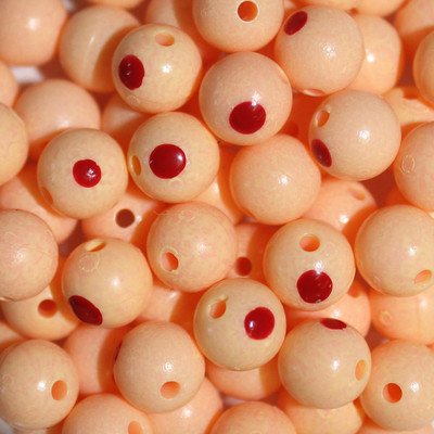 TroutBeads - Blood Dot Peach Fuzz