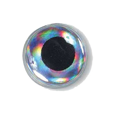 Do-It 3D Stick-On Eyes Silver Prism