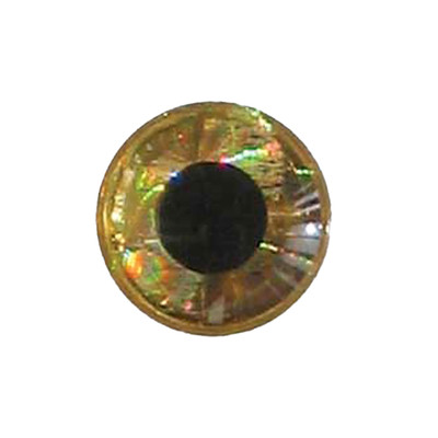 Do-It 3D Stick-On Eyes Gold Prism