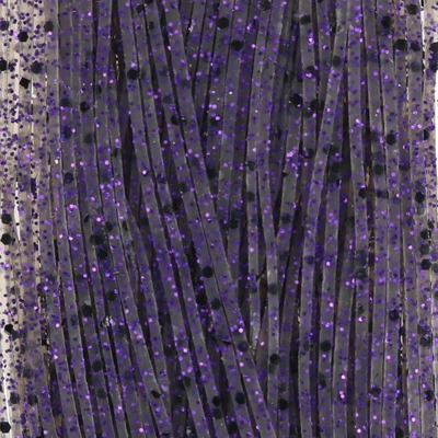 Do-It Silicone Tabs - Glitter Flake Series - Smoke - Purple & Black