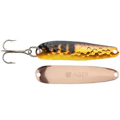 Michigan Stinger Scorpion Spoon Copper Lepoard Thong