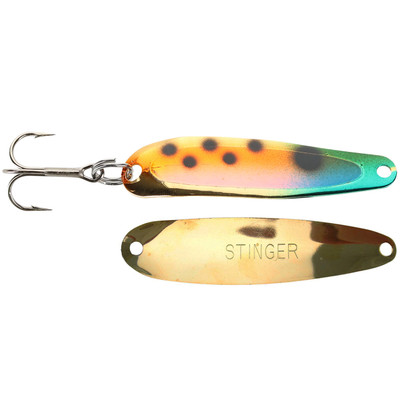 Michigan Stinger Scorpion Spoon UV Brown Trout