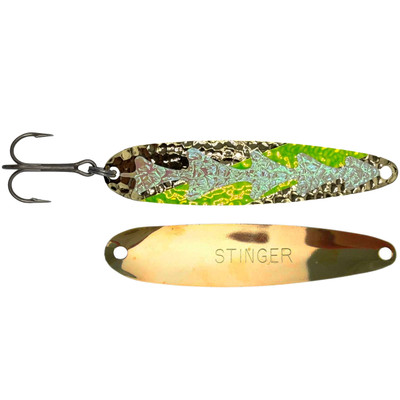 Michigan Stinger Standard Spoon Yellow UV Hud