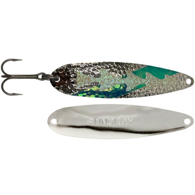 Michigan Stinger Stingray Spoon Silver Hud Special