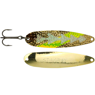 Michigan Stinger Stingray Spoon Yellow UV Hud