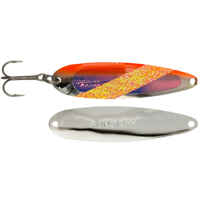 Michigan Stinger Stingray Spoon Orange Edge Blue UV