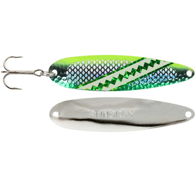 Michigan Stinger Stingray Spoon Modified Green Dolphin