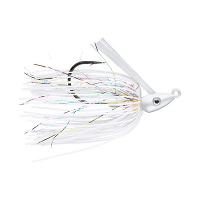 Outkast Heavy Cover Pro Swim Jig White Rainbow