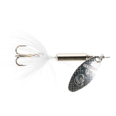 Worden's Original Rooster Tail Chrome White Tail