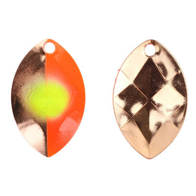 Yakima Bait Mulkey's Mini Guide Flash Spinner Blades Red Racer