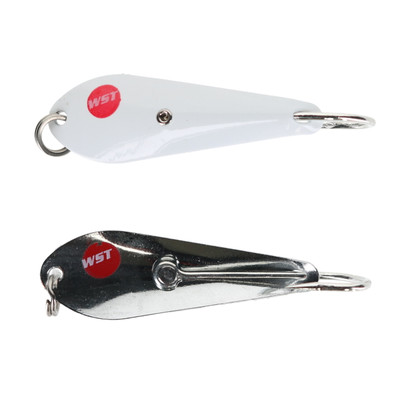 Whisker Seeker Skippy Spoons White - Chrome