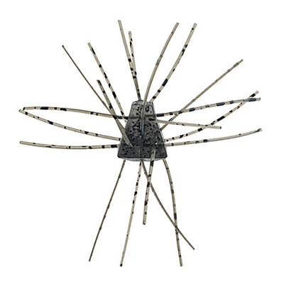 X-Zone Non-Salted GBO Dice Bait - Smoke - Black Flake