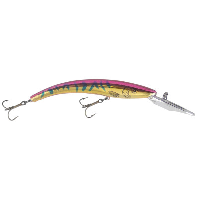 Reef Runner 800 Series Deep Diver Crankbait Metallic Purple Chartreuse Tiger