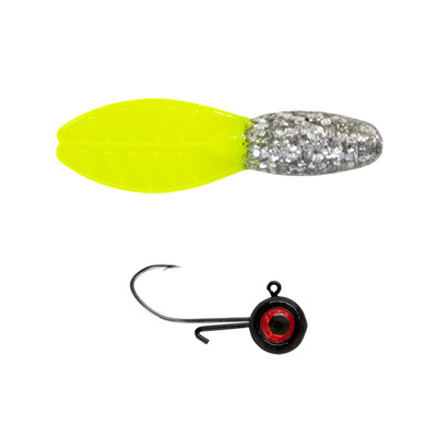 Bonehead Brush Glider Snack Pack Silver Shad