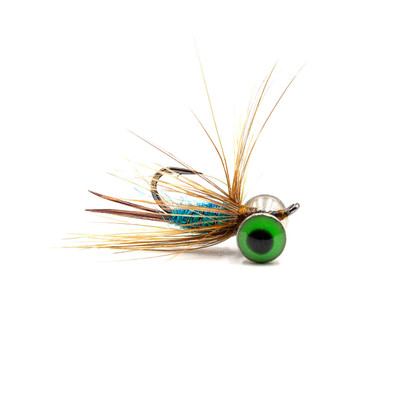 Widow Maker Lures Tungsten Hammer Fly Ice Jig Light Blue