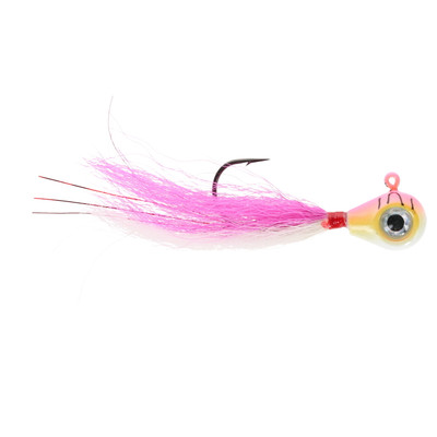 Tite Line Rock Knocker Bucktail Jig Pink Shiner